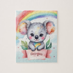 Puzzle Niños personalizados de Rainbow Koala