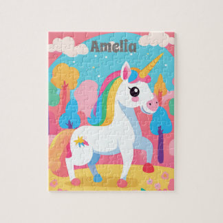 Puzzle Niños personalizados de Unicorn