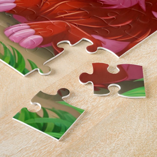 Puzzle Niños Safari Wilderness Creaturas Nombre (Lado)