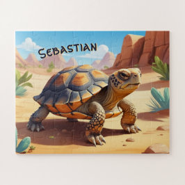 Puzzle Niños Tortoise del Desierto Personalizado