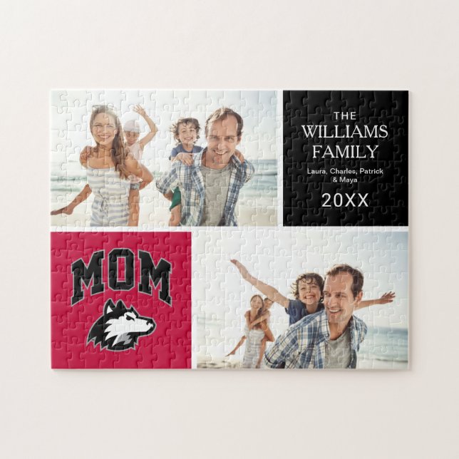 Puzzle NIU Huskies Mom (Horizontal)