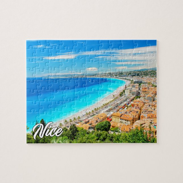Puzzle Niza, Francia (Horizontal)