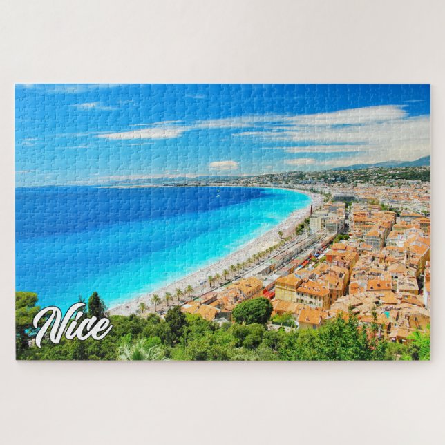 Puzzle Niza, Francia (Horizontal)