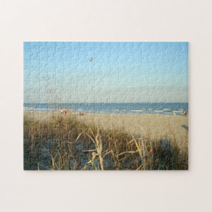 Puzzle No. 3 de la escena de la playa de la primavera