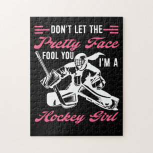 Puzzle No dejes que la Bonito te engañe, soy hockey