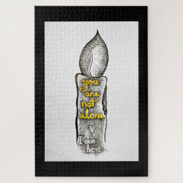 Puzzle No estás solo, estoy aquí cita de amistad