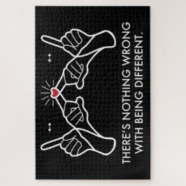 Puzzle No hay nada malo en ser diferente