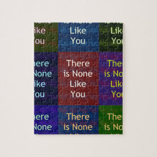 Puzzle "No Hay Ninguno Como Tú": La cuadrícula mosaico co