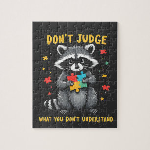 Puzzle No juzgues lo que no entiendes de Raccoon
