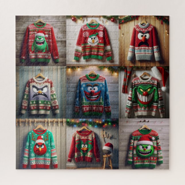 Puzzle ¡No Me Llames Feo! Navidades Sweaters (Vertical)