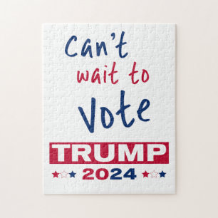 Puzzle No puedo esperar para votar TRUMP 2024