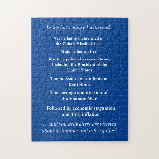 Puzzle No tengas tanto miedo de apoyar a Joe Biden (Vertical)