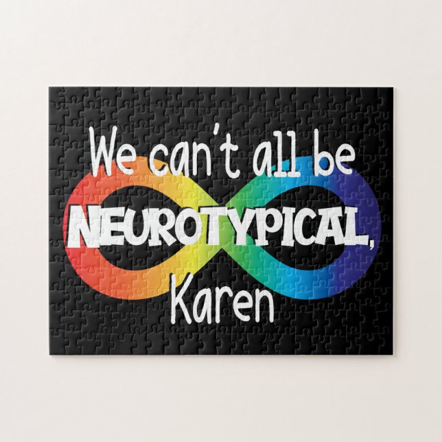 Puzzle No todos podemos ser Neurotípicos Karen Grunny Mem (Horizontal)
