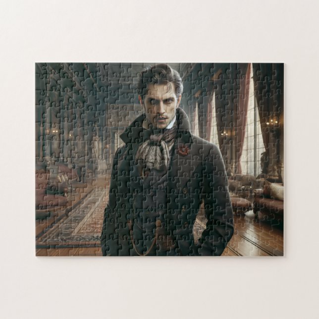Puzzle Noble mansión de vampiros góticos (Horizontal)