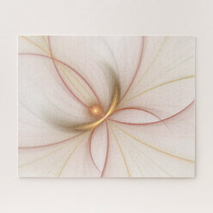 Puzzle Nobly Copper And Gold Abstract Modern Fractal Art