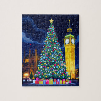 Puzzle Noche a los Navidades en Londres