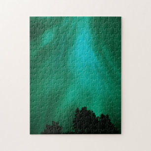 Puzzle Noche Aurora Borealis Ontario, Canadá