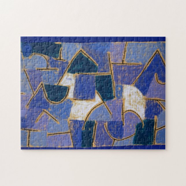 Puzzle Noche azul, 1937 por Paul Klee (Horizontal)