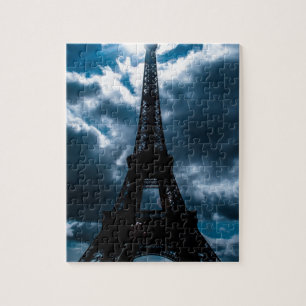 Puzzle Noche azul de la Torre Eiffel