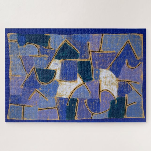 Puzzle Noche azul de Paul Klee (Horizontal)