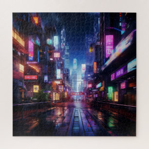 Puzzle Noche Cyberpunk City