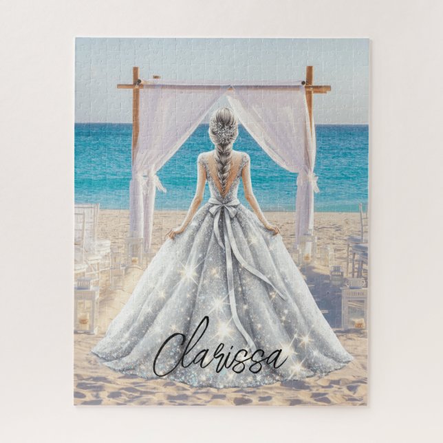 Puzzle Noche de bodas de novia vestido de gala de boda de (Vertical)