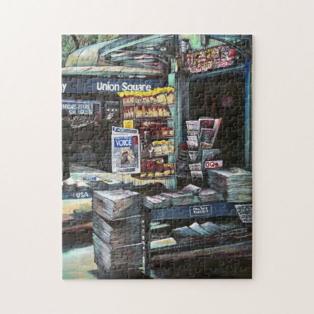 Puzzle Noche de crisocolia, Union Square, NYC (Vertical)