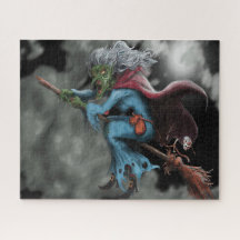 Noche de Halloween Espíritu asustado Volando Cráne