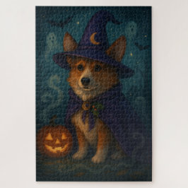 Puzzle Noche de Juegos Corgi Místico Encantado