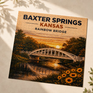 Puzzle Noche de juegos de la ruta 66 de Baxter Springs Ka