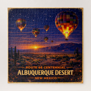 Puzzle Noche de juegos familiares en Albuquerque Ruta 66 