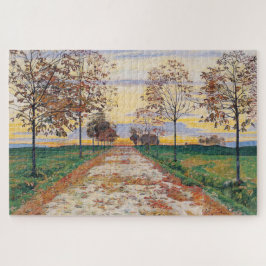 Puzzle Noche de otoño (por Ferdinand Hodler)