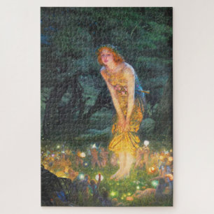 Puzzle Noche de verano (1908) de Edward Robert Hughes
