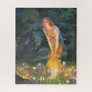 Puzzle Noche de verano (1908) de Edward Robert Hughes