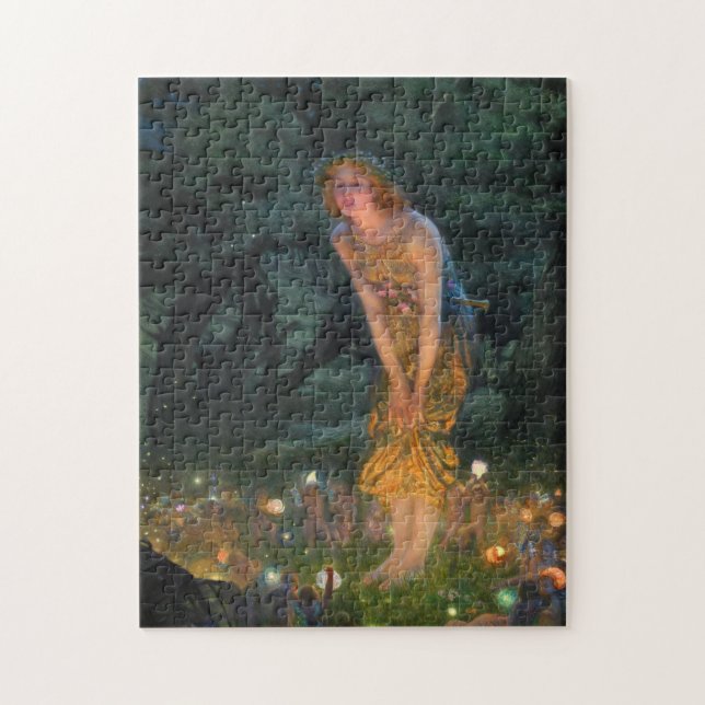 Puzzle Noche de verano de 1908 por Edward Robert Hughes (Vertical)