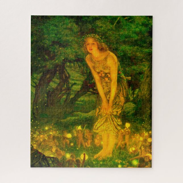 Puzzle Noche de verano - El mágico mundo de los elfos (Vertical)