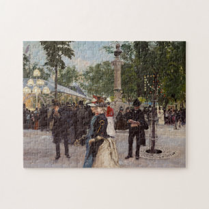 Puzzle Noche de verano en Tivoli   Paul Fischer