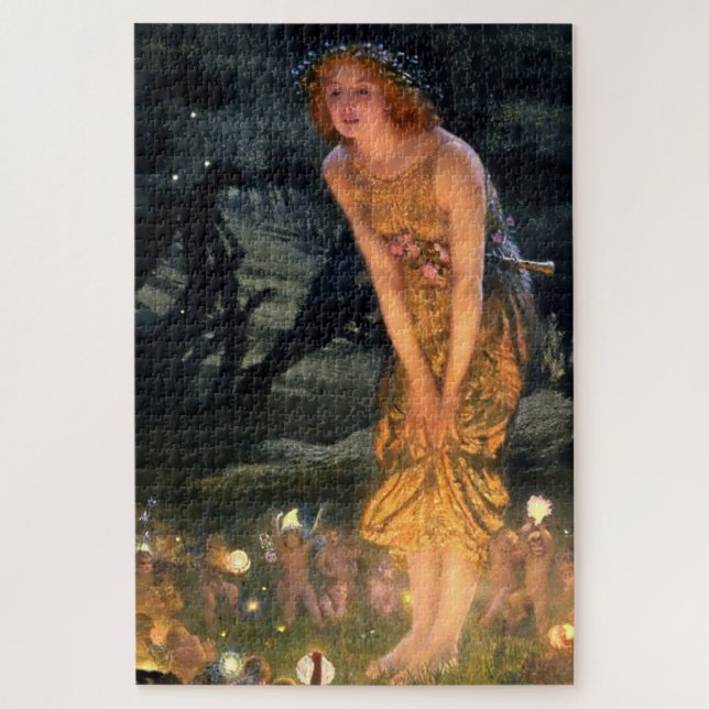 Puzzle "Noche de verano" por Edward Robert Hughes (Vertical)