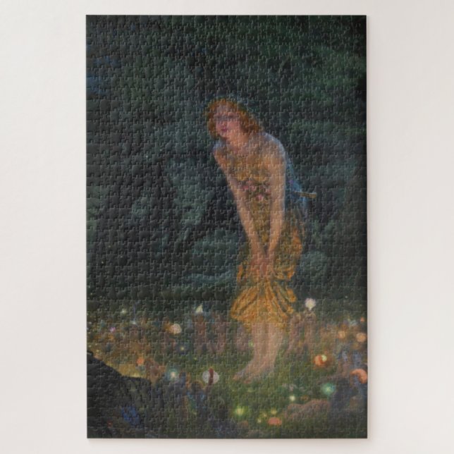 Puzzle Noche de verano (por Edward Robert Hughes) (Vertical)