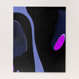 Puzzle Noche del Cometa: Resumen azul, púrpura y negro