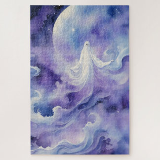 Puzzle Noche embrujada - Espíritu fantasmal en las estrel