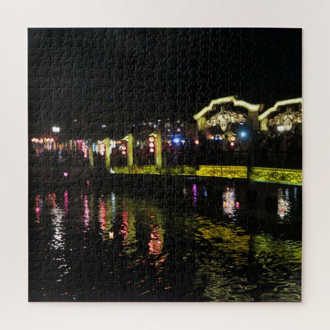 Puzzle noche en "hoi an" la ciudad de sastres (Vertical)