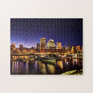 Puzzle Noche en Puerto Madero