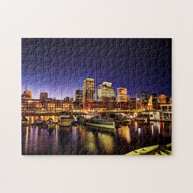 Puzzle Noche en Puerto Madero (Horizontal)