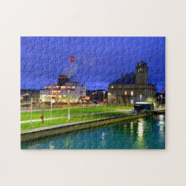 Puzzle Noche en Soo Locks 252 Pieza