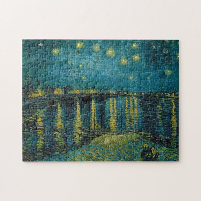 Puzzle Noche estrellada, 1888 por Vincent van Gogh (Horizontal)