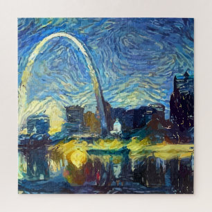 Puzzle Noche estrellada de St. Louis