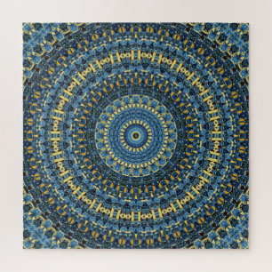 Puzzle Noche estrellada de Van Gogh abstracta groovy boho