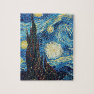 Puzzle Noche estrellada de Van Gogh Clásico Azul Obra Mae