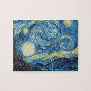 Puzzle Noche estrellada de Van Gogh Clásico Azul Obra Mae